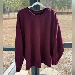 Lululemon Burgundy Sweatshirt
